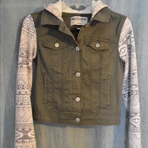 Forest Green Jean Jacket